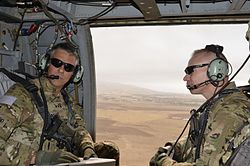 Lt. Gen. Townsend and Col. Sylvia, Qayyarah, September 2016